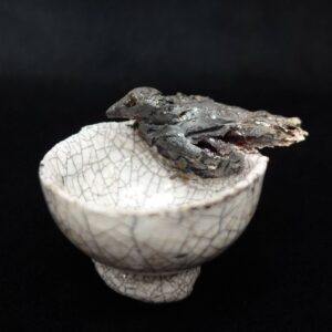 Egg Cup with Crow