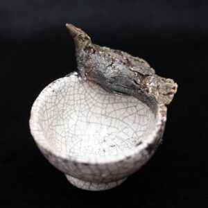 Egg Cup with Crow