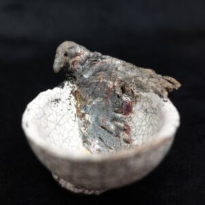 Egg Cup with Crow