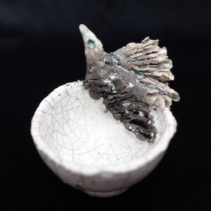 Egg Cup with Crow