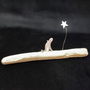 People on Driftwood - Dog and Star
